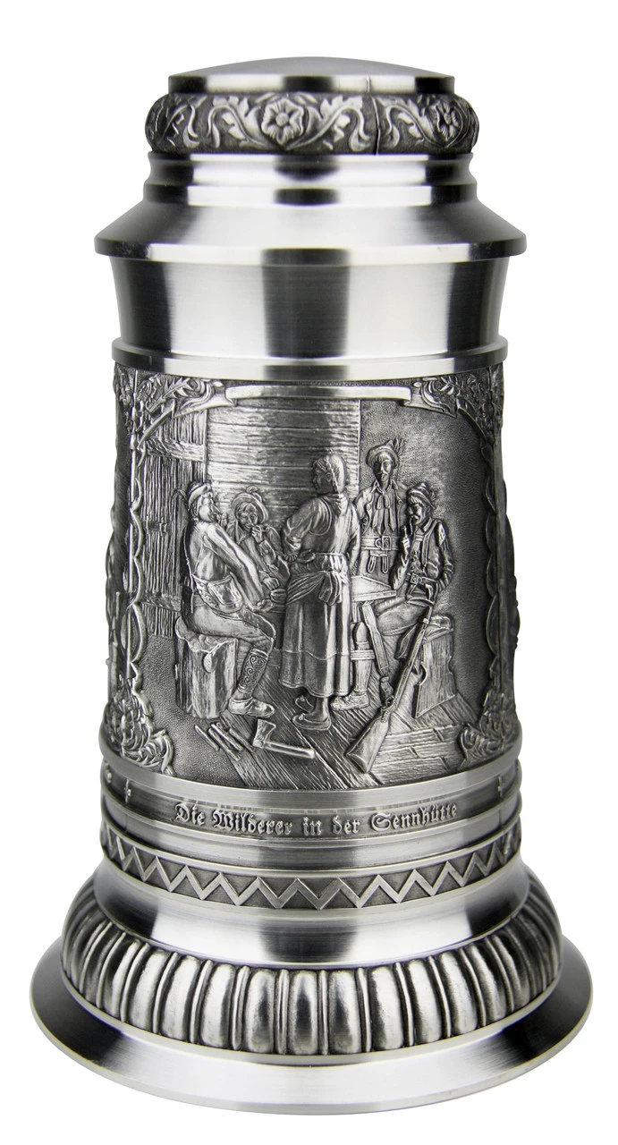 Defregger Pewter Beer Stein | 1 Liter 2 Defregger Pewter Beer Stein | 1 Liter - Image 2