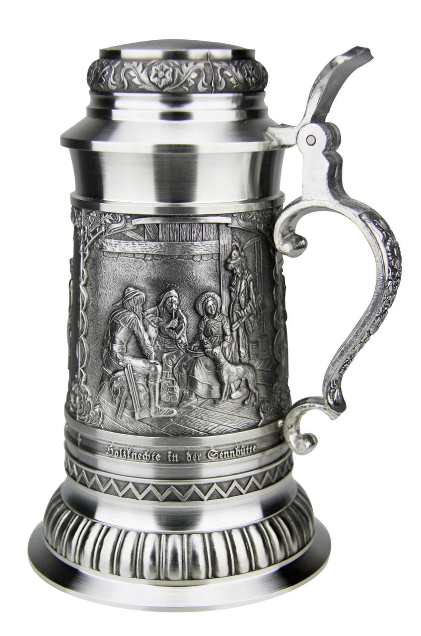Defregger Pewter Beer Stein | 1 Liter 6 Defregger Pewter Beer Stein | 1 Liter - Image 6