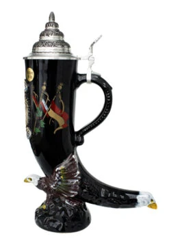 Deutschland Eagle Drinking Horn Beer Stein -Luxury Cup Store Deutschland Eagle Horn K1027 RS SM 94062.1395935838