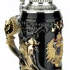 Deutschland Germany Eagle Beer Stein | Gilded Eagle Lid