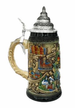 Deutschland Map Beer Stein -Luxury Cup Store Deutschland Map Beer Stein K209RU LS SM 19705.1395852511