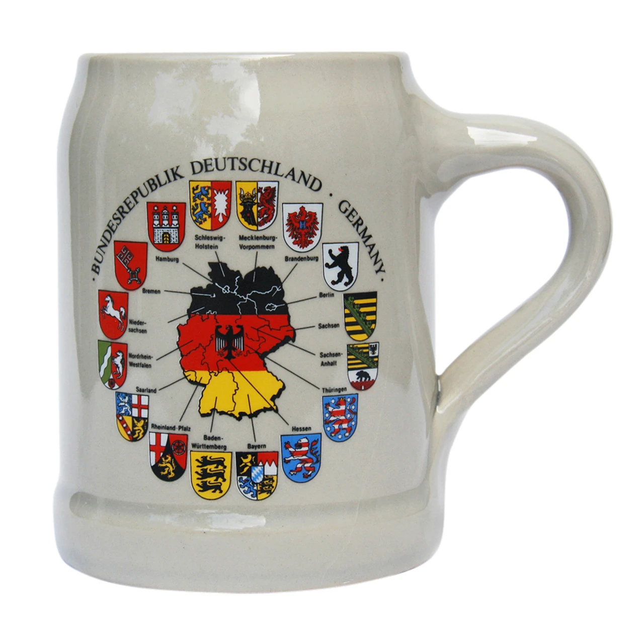 Luxury Cup Store -Luxury Cup Store Deutschland Map Rastal Stoneware Beer Mug 0.5 Liter R38000DM FNT SM 99322.1405631845