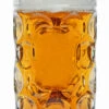 Dimpled Oktoberfest Glass Beer Mug 1 Liter