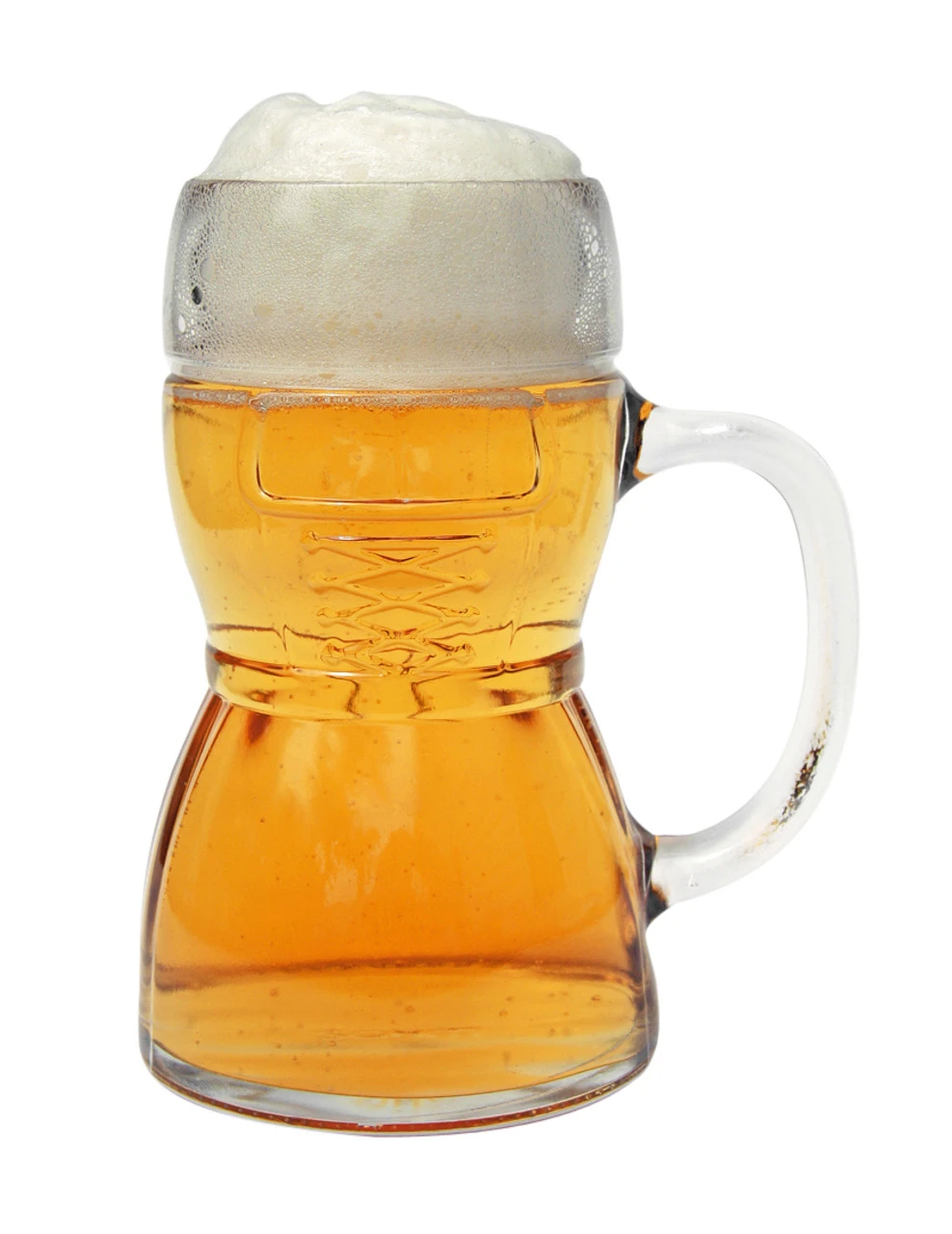 Dirndl Glass Beer Mug 0.5 Liter 1 Dirndl Glass Beer Mug 0.5 Liter
