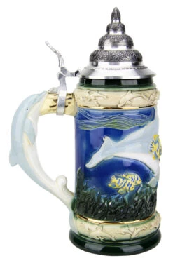 Dolphin Beer Stein -Luxury Cup Store Dolphin Beer Stein K961 LS SM 17642.1490128973