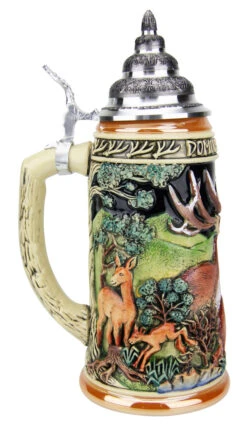 Dominant Buck Beer Stein -Luxury Cup Store Dominant Buck Beer Stein K957 Back LS SM 76396.1490131638