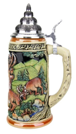 Dominant Buck Beer Stein -Luxury Cup Store Dominant Buck Beer Stein K957 RS LG 14629.1490131637