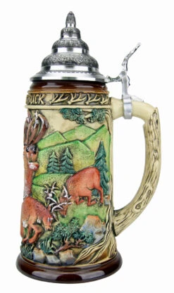 Dominant Buck Beer Stein Rustic -Luxury Cup Store Dominant Buck Beer Stein Rustic K957RU RS SM 69624.1495572798