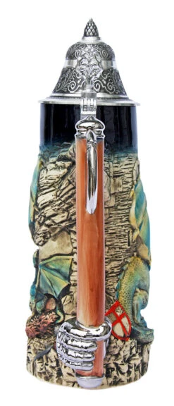 Dragon Beer Stein -Luxury Cup Store Dragon Beer Stein KT4000BZ Back SM 80451.1401396054