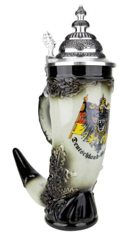 Drinking Horn German Beer Stein