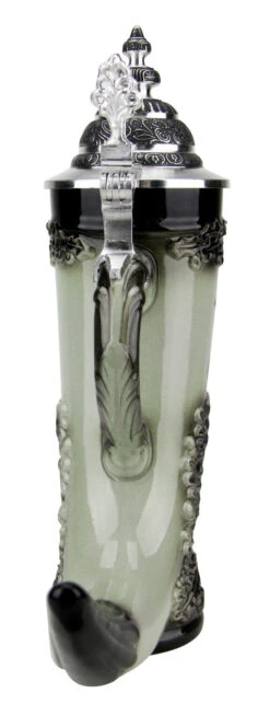 Drinking Horn German Beer Stein 8 Drinking Horn German Beer Stein -Luxury Cup Store Drinking Horn German Beer Stein ZB1546606 Back SM 04227.1543504779