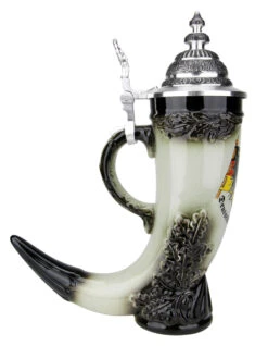 Drinking Horn German Beer Stein 7 Drinking Horn German Beer Stein -Luxury Cup Store Drinking Horn German Beer Stein ZB1546606 LS SM 39919.1543360368