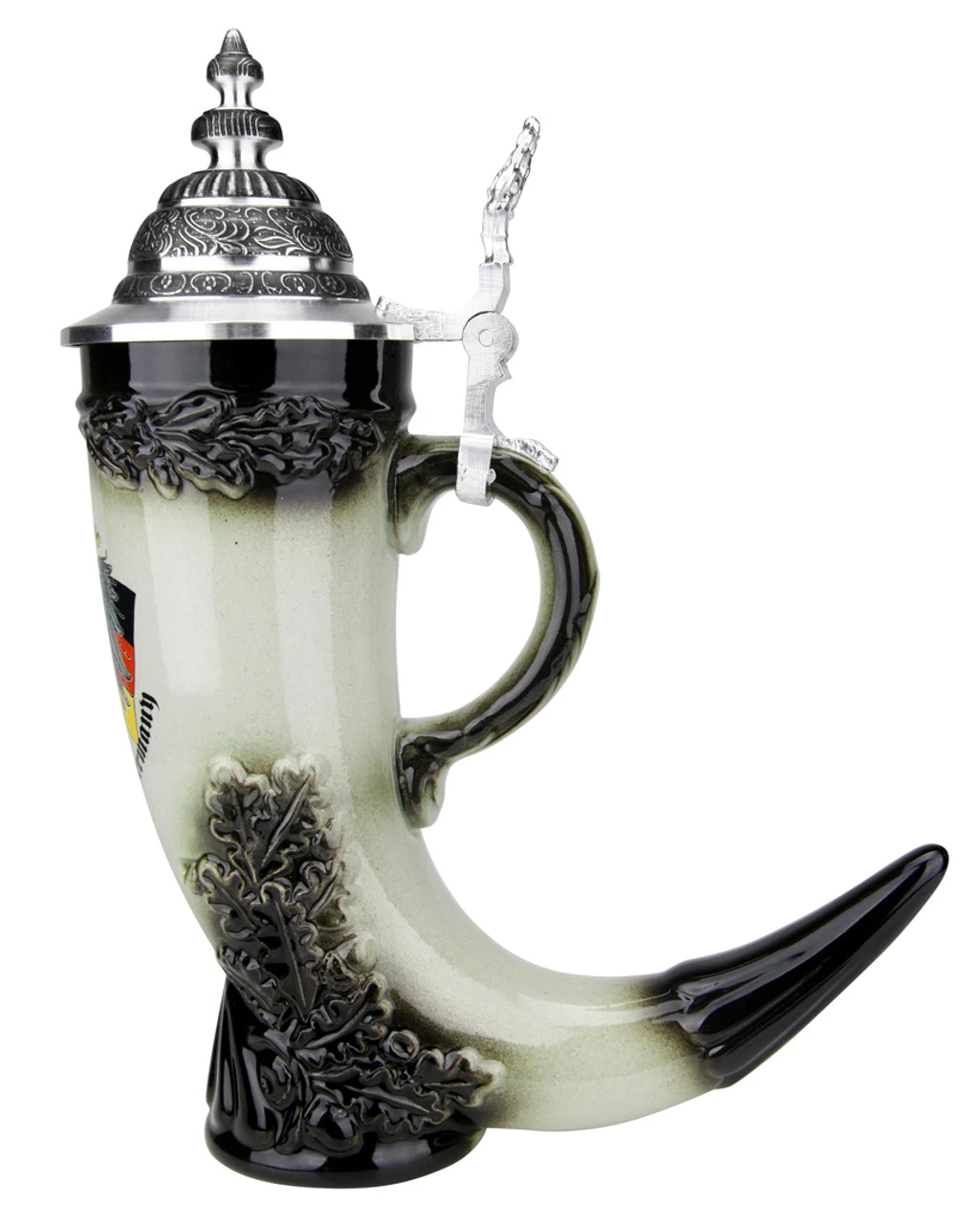Drinking Horn German Beer Stein 5 Drinking Horn German Beer Stein - Image 5