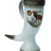 Elk Drinking Horn With Handle