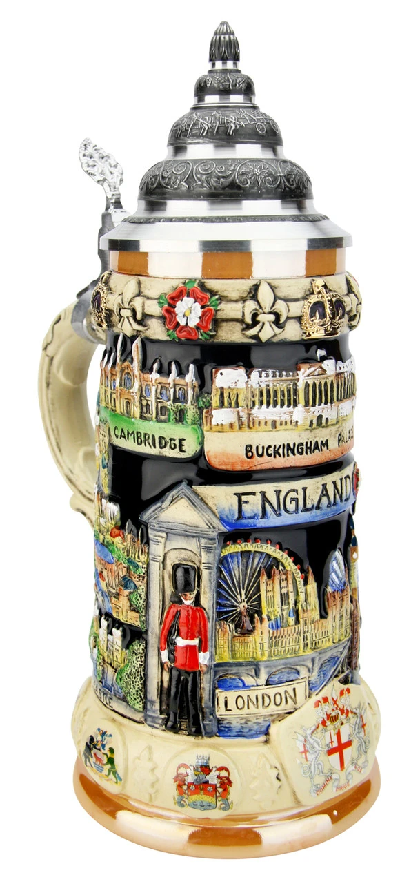 England Panorama Beer Stein 2 England Panorama Beer Stein - Image 2