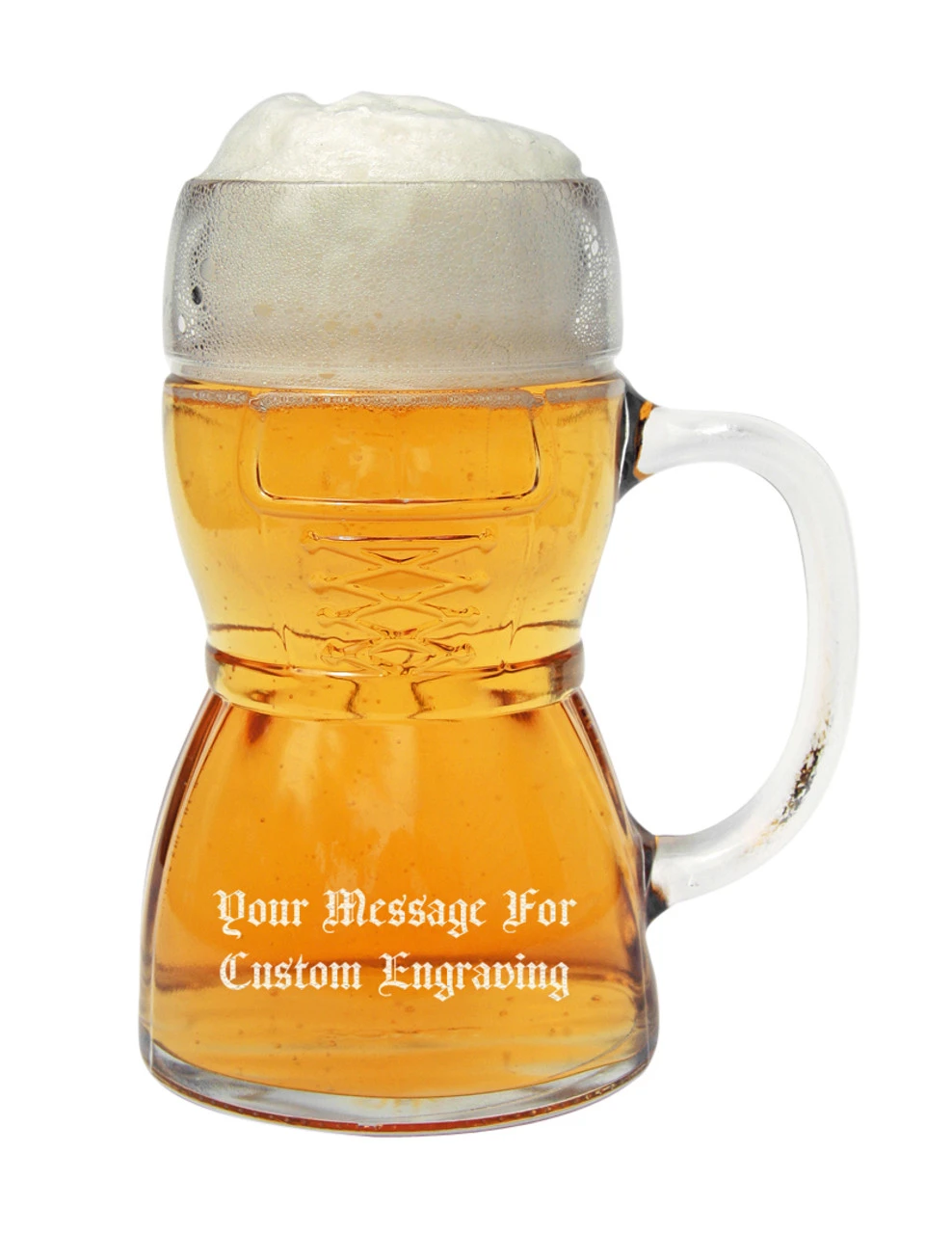 Dirndl Glass Beer Mug 0.5 Liter 11 Dirndl Glass Beer Mug 0.5 Liter - Image 11
