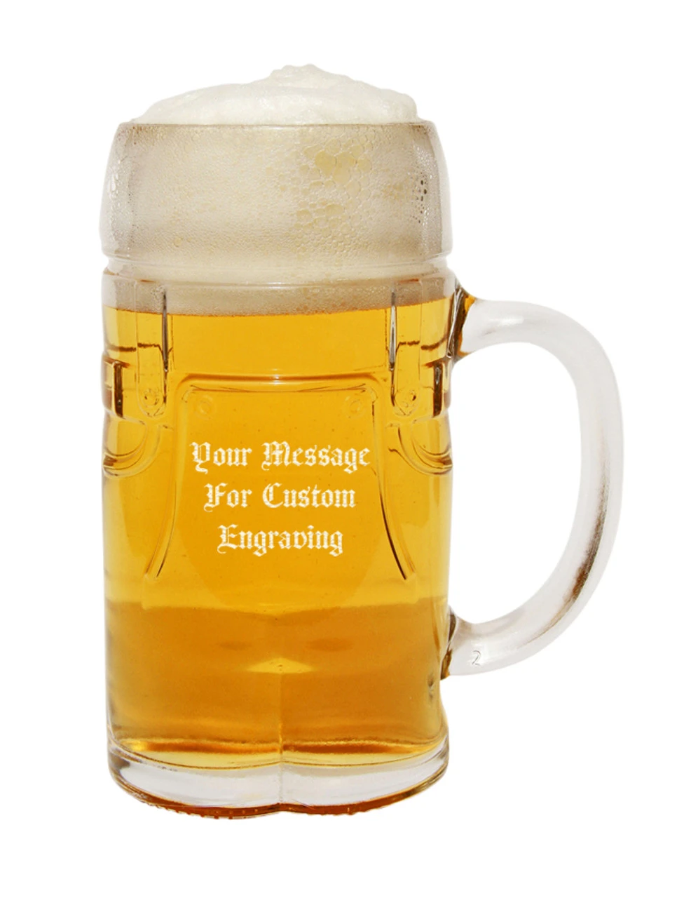 Lederhosen Glass Beer Mug 0.5 Liter 11 Lederhosen Glass Beer Mug 0.5 Liter - Image 11