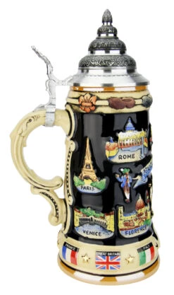 Europe Souvenir Beer Stein -Luxury Cup Store Europe Souvenir Beer Stein K309E LS SM 25539.1593661629