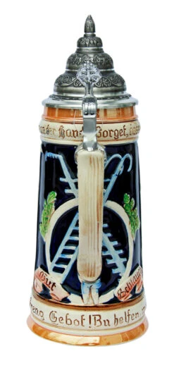 Firemans Beer Stein -Luxury Cup Store Firemans Beer Stein K3019Z Back SM 71530.1401396419