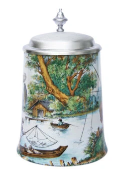 Zimmermann Fisherman Porcelain Beer Stein -Luxury Cup Store Fisherman Porcelain Beer Stein Z9437 FNT SM 14990.1479151982