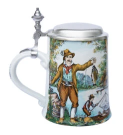Zimmermann Fisherman Porcelain Beer Stein -Luxury Cup Store Fisherman Porcelain Beer Stein Z9437 LS SM 16681.1479151986