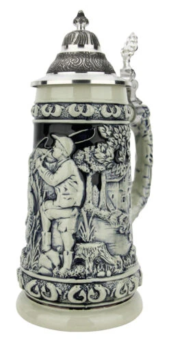 Fishing Beer Stein Cobalt 11 Fishing Beer Stein Cobalt -Luxury Cup Store Fishing Beer Stein Cobalt Stone Gray KT1730EZ RA SM 67318.1697731990