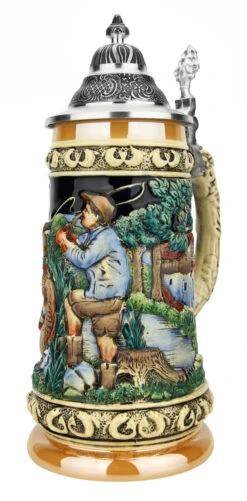 Fishing Beer Stein 11 Fishing Beer Stein -Luxury Cup Store Fishing Beer Stein KT1730BZ RA SM 14790.1685047890