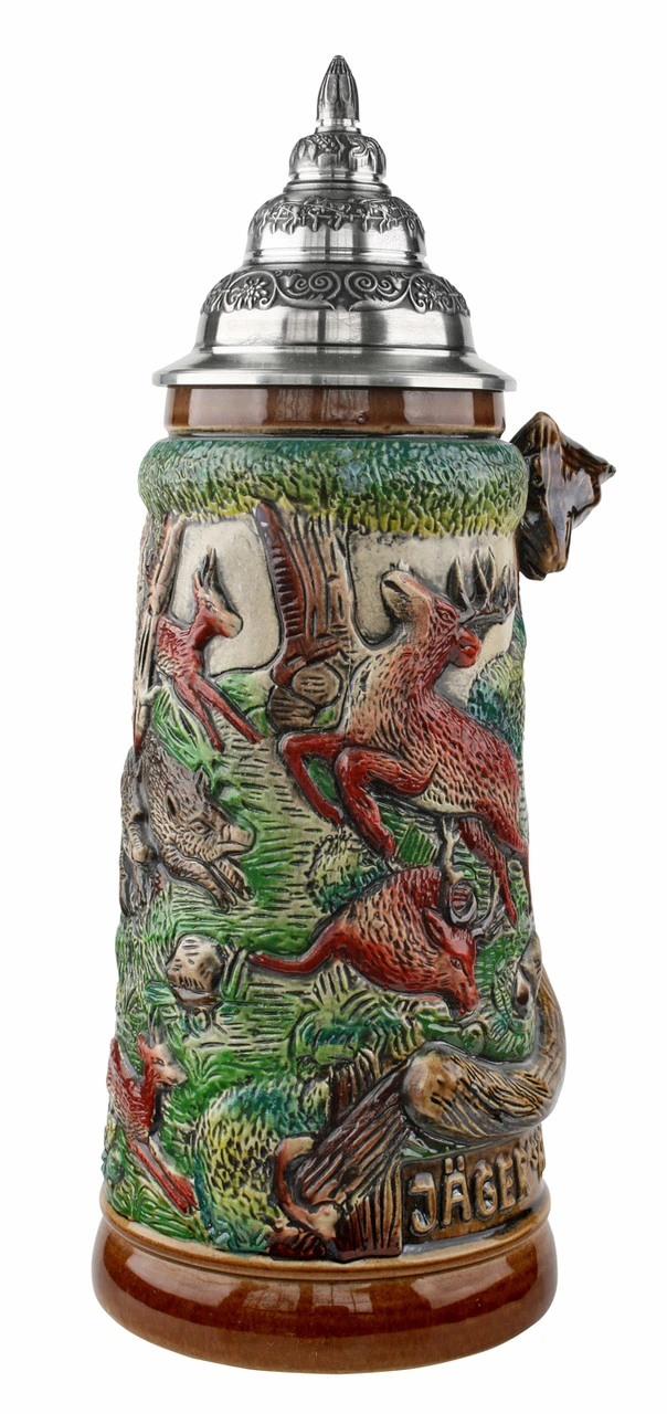 Fox Handle Hunter Beer Stein 4 Fox Handle Hunter Beer Stein - Image 4