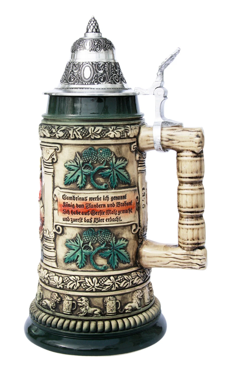 Gambrinus The Beer King Stein Hand Painted - Image 3