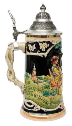 Gemuetlichkeit Reproduction German Beer Stein -Luxury Cup Store Gemuetlichkeit Reproduction Beer Stein T2760204 LS SM 02506.1399324431