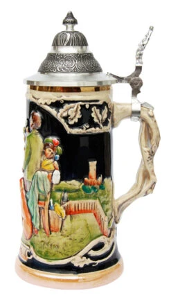 Gemuetlichkeit Reproduction German Beer Stein -Luxury Cup Store Gemuetlichkeit Reproduction Beer Stein T2760204 RS SM 03311.1399324425