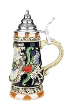 Geneva Switzerland German Beer Stein | 0.25 Liter -Luxury Cup Store Geneva Switzerland German Beer Stein 0.25 Liter K709G RS SM 51074.1554758323