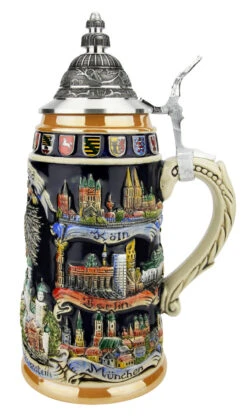 German Cities Beer Stein 10 German Cities Beer Stein -Luxury Cup Store German Cities Beer Stein ZB1941996 RS SM 21436.1618348357