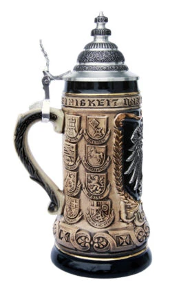 German Eagle Crests Beer Stein -Luxury Cup Store German Eagle Crests Beer Stein ZB1423606R LS SM 02653.1422813732