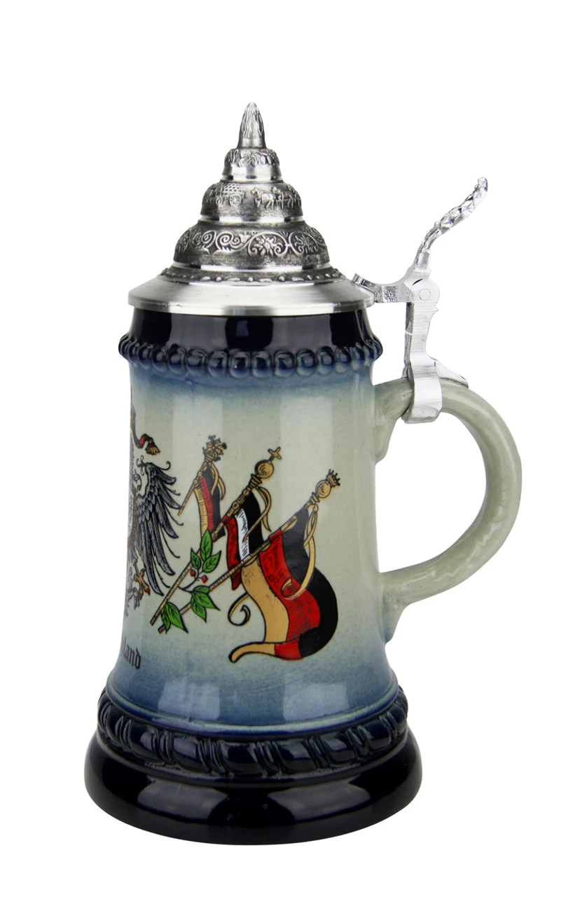 German Eagle And Crown Coat Of Arms Beer Stein | 0.25 Liter - Image 4
