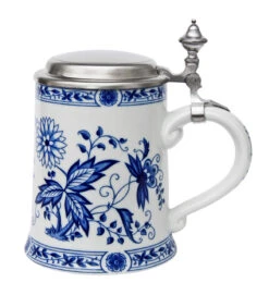 Zimmermann German Flowers Porcelain Beer Stein -Luxury Cup Store German Flowers Porcelain Beer Stein Z9479 RS SM 15156.1425412316