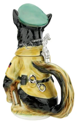 German Shepherd Police Dog Beer Stein -Luxury Cup Store German Shepherd Police Dog Beer Stein K8005 Back SM 00344.1697742058