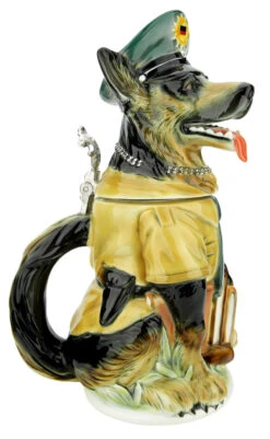 German Shepherd Police Dog Beer Stein -Luxury Cup Store German Shepherd Police Dog Beer Stein K8005 LS SM 13168.1697742058