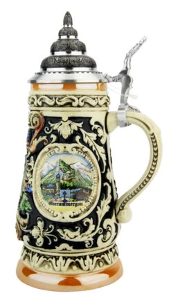 Germany Oberammergau German Beer Stein -Luxury Cup Store Germany Oberammergau German Beer Stein K1001 RS SM 97502.1611253738