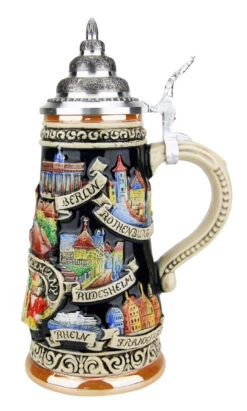 Germany Travel Destinations Beer Stein -Luxury Cup Store Germany Travel Destinations Beer Stein K307D RS SM 81551.1489706577
