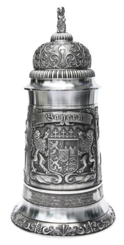 Giant Bavaria Pewter Beer Stein -Luxury Cup Store Giant Bavaria Pewter Beer Stein SK60313 FNT SM 89064.1398609074