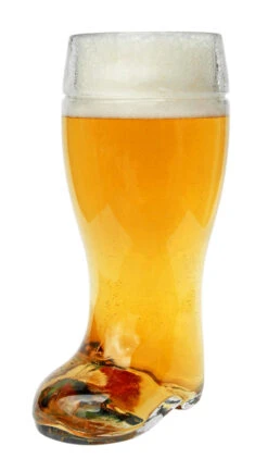 Glass Beer Boot 1 Liter -Luxury Cup Store Glass Beer Boot 1 Liter BK79PL Angle SM 50670.1424813930