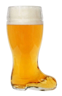 Glass Beer Boot 1 Liter