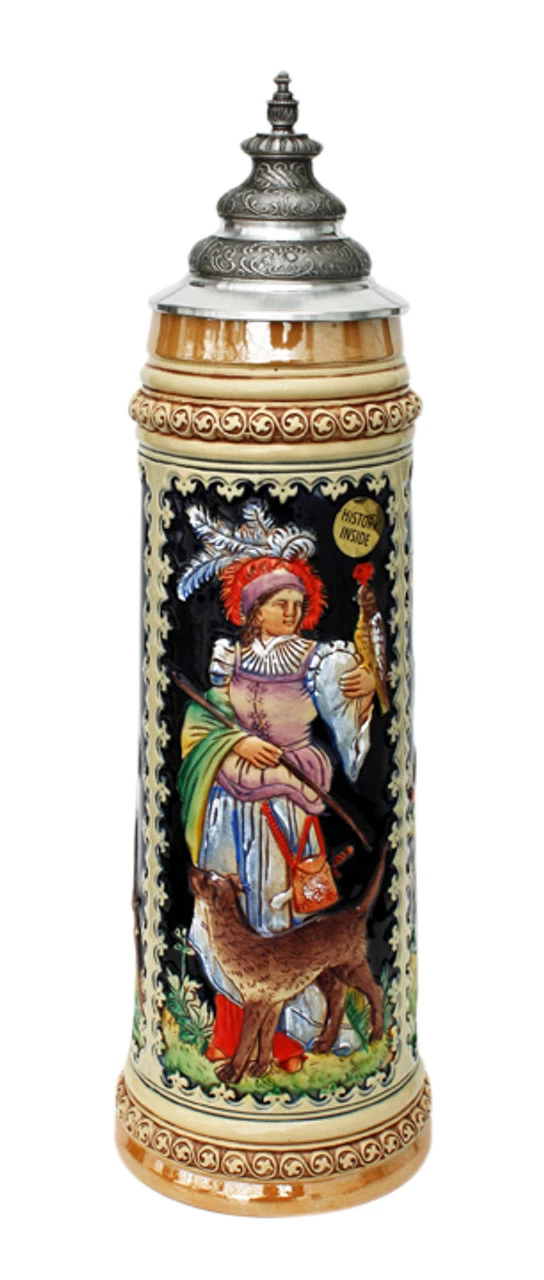 King Limitaet 2004 | Goddess Of Hunters Handpainted Beer Stein - Image 2