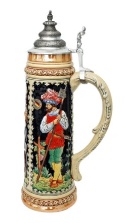 King Limitaet 2004 | Goddess Of Hunters Handpainted Beer Stein