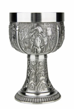 Grape Harvest Pewter Wine Chalice -Luxury Cup Store Grape Harvest Pewter Wine Chalice AS60019 Side3 SM 75755.1511126266