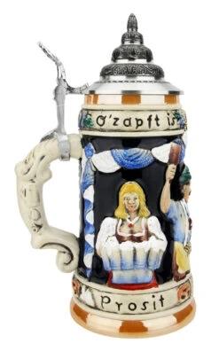 Gruss Von Oktoberfest Prosit Beer Stein 7 Gruss Von Oktoberfest Prosit Beer Stein -Luxury Cup Store Gruss von Oktoberfest Prosit Beer Stein K009BL LS SM 27285.1618339252