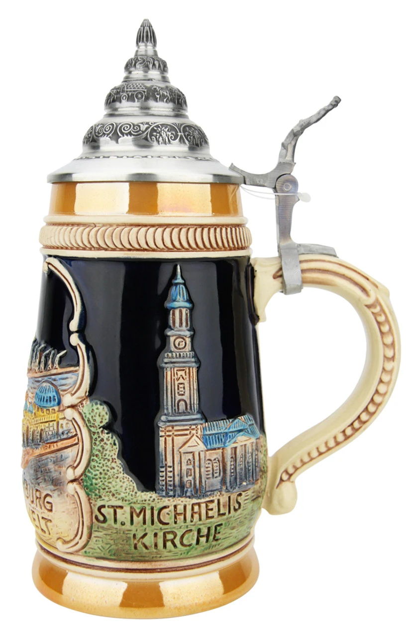 Hamburg German Beer Stein 3 Hamburg German Beer Stein - Image 3
