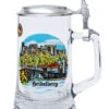 Heidelberg Glass Beer Stein