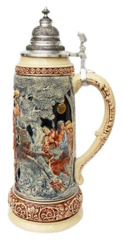 King Limitaet 2014 | Hermann The German Handpainted Beer Stein -Luxury Cup Store Hermann the German Limitat 2014 Beer Stein K2044B RS SM 21005.1400600110